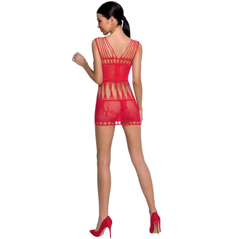 PASSION - WOMAN BS090 BODYSTOCKING VERMELHO TAMANHO ÚNICO