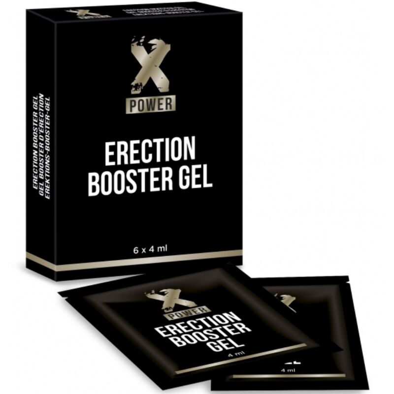 XPOWER - ERECTION BOOSTER GEL POTENCIADOR DE EREÇÃO 6 X 4 ML