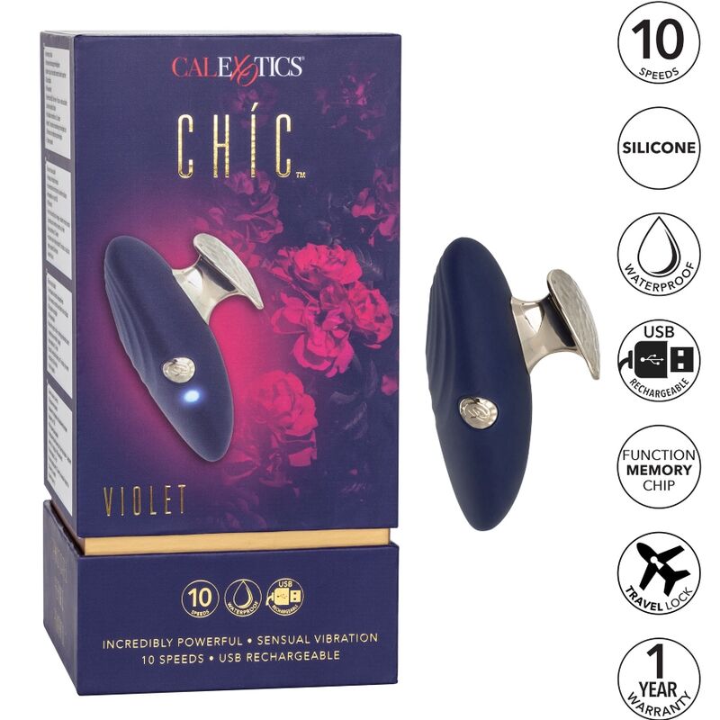 CALEXOTICS - CHIC VIOLET ESTIMULADOR 10 VELOCIDADES