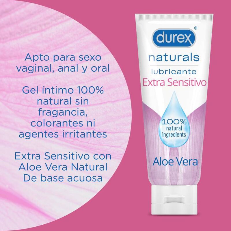 DUREX - NATURALS LUBRIFICANTE EXTRA SENSÍVEL 100 ML