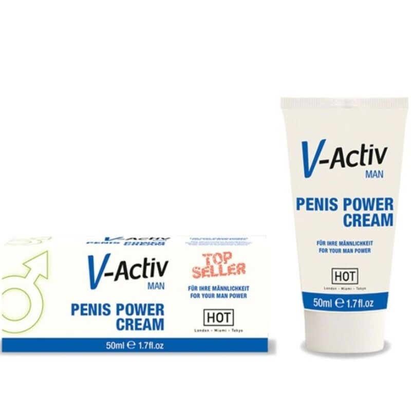 HOT - V-ACTIV CREME POTENCIADOR MASCULINO 50 ML