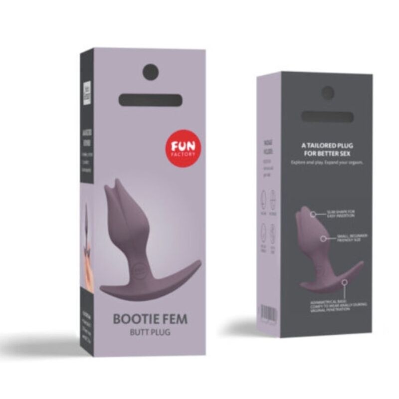 FUN FACTORY - BOTIN FEM TAUPE ESCURO