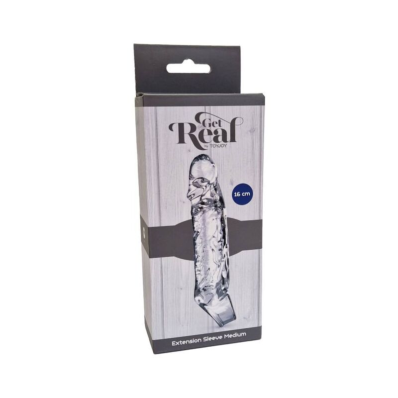 GET REAL - EXTENSÃO MÉDIA 16 CM TRANSPARENTE