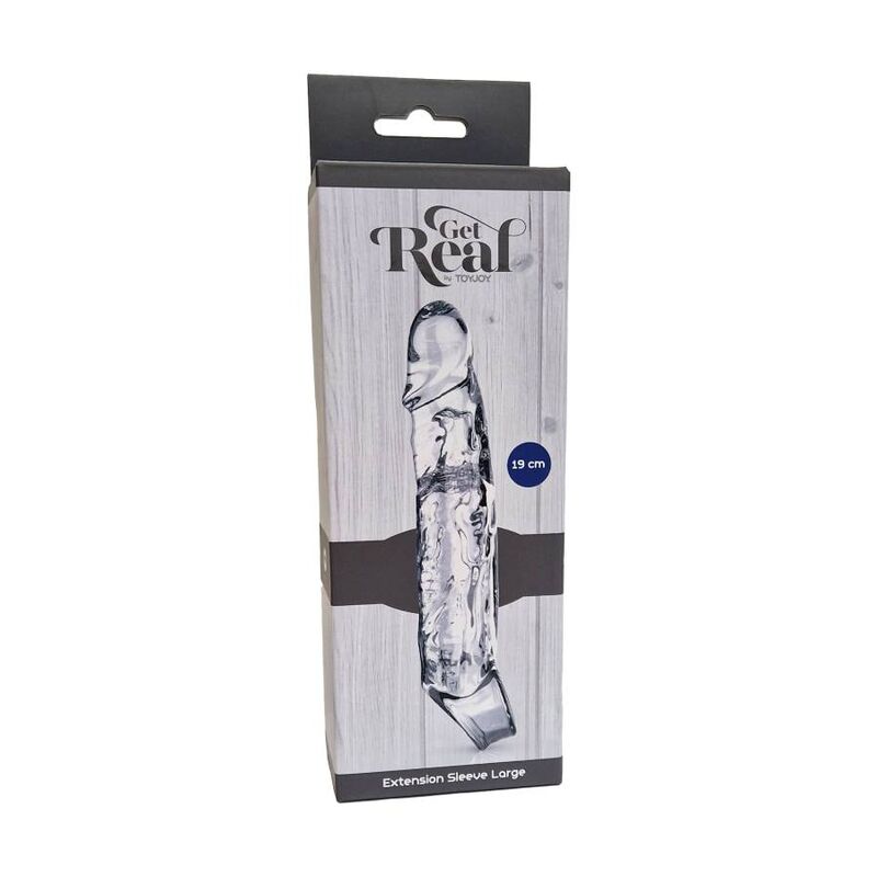 GET REAL - EXTENSÃO LONGA 19 CM TRANSPARENTE