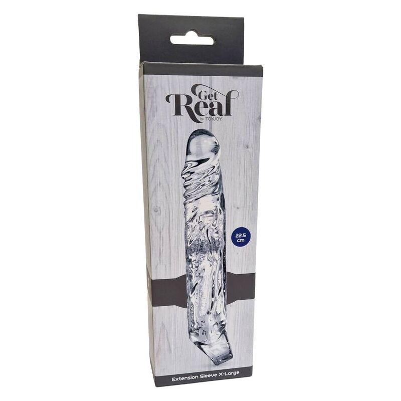 GET REAL - EXTENSÃO EXTRA LONGA 22.5 CM TRANSPARENTE