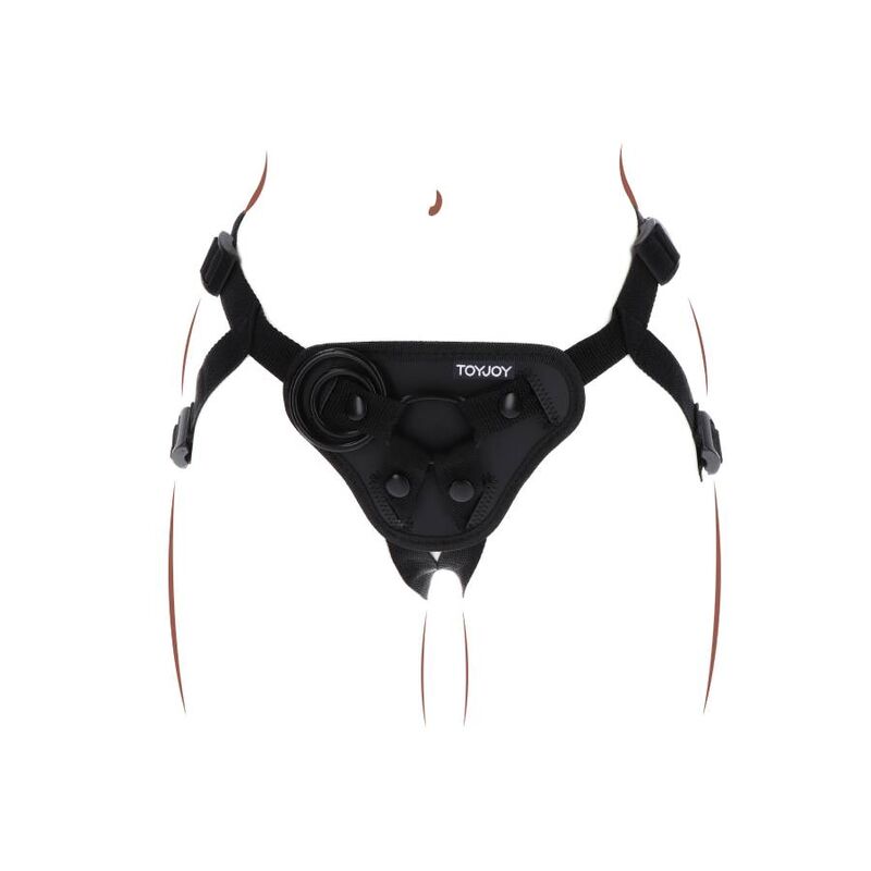 GET REAL - STRAP-ON ARNÊS PRETO
