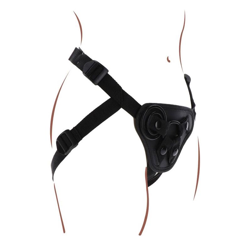 GET REAL - STRAP-ON ARNÊS PRETO