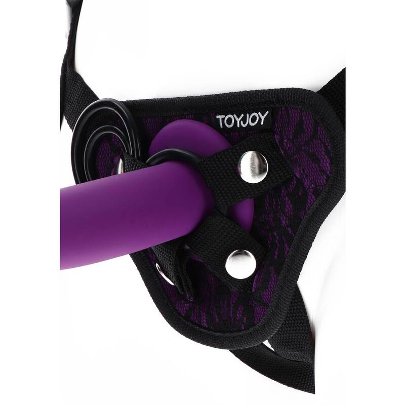 GET REAL - STRAP-ON LACE ARNÊS ROXO