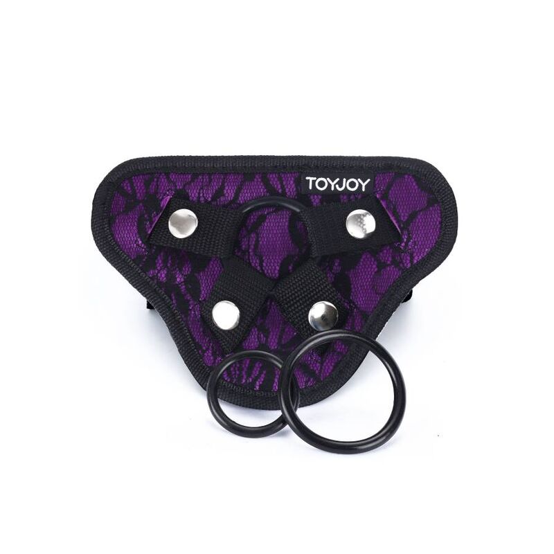GET REAL - STRAP-ON LACE ARNÊS ROXO