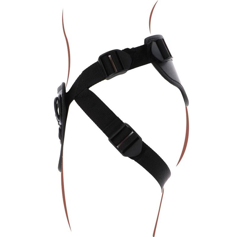 GET REAL - STRAP-ON DELUXE ARNÊS PRETO