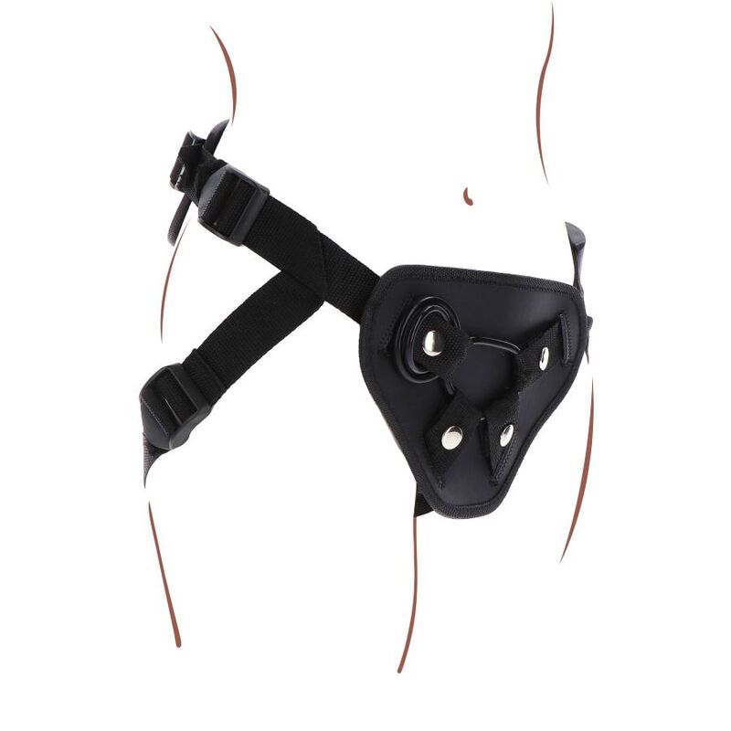 GET REAL - STRAP-ON DELUXE ARNÊS PRETO