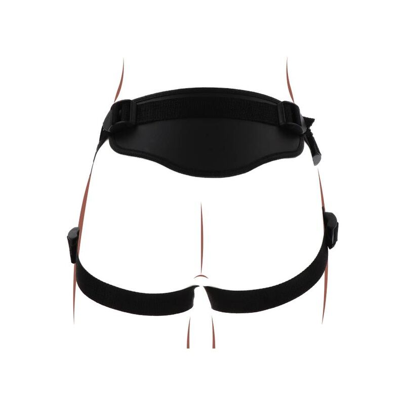 GET REAL - STRAP-ON DELUXE ARNÊS PRETO