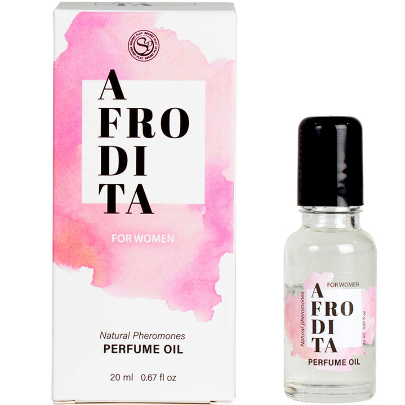 SECRETPLAY - AFRODITA PERFUME EM ÓLEO COM FEROMONAS MULHER 20 ML