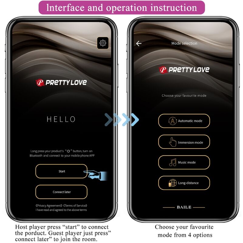 PRETTY LOVE - JEFFERSON PLUG ANAL CONTROLADO POR APP PRETO