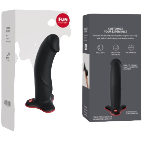 FUN FACTORY - THE BOSS DILDO REALISTA PRETO