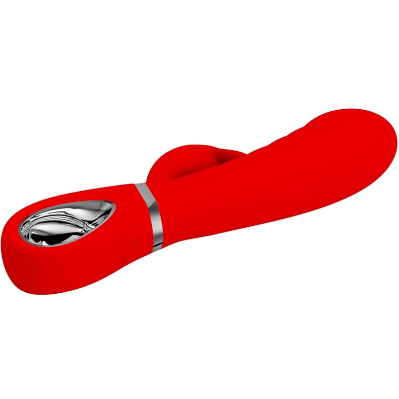PRETTY LOVE - PRESCOTT VIBRADOR PONTO G MULTIFUNÇÕES VERMELHO