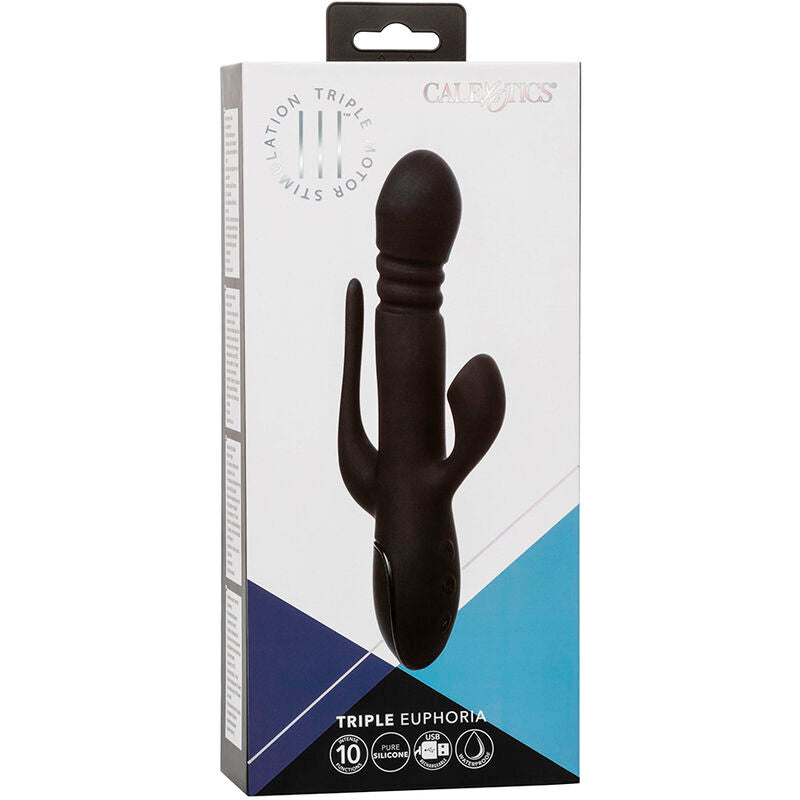 CALEXOTICS - VIBRADOR TRIPLE EUPHORIA PRETO