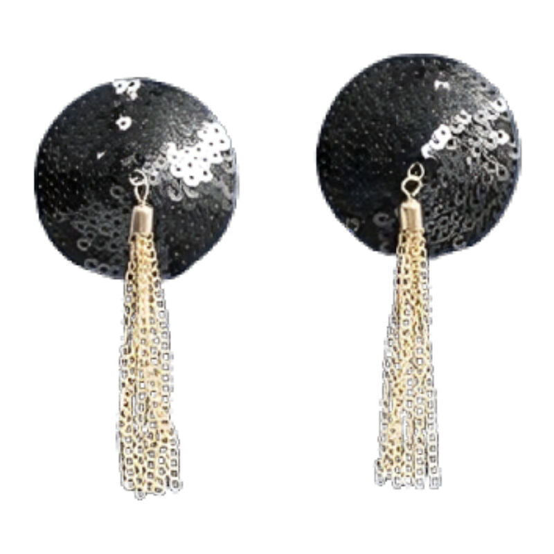 CHILIROSE - CR 4714 CUBRE MAMILOS PRETO