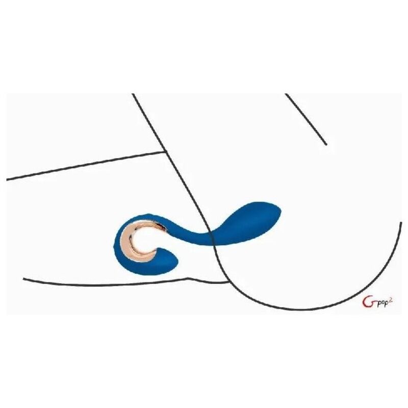 G-VIBE - GPOP 2 VIBRADOR PONTO G E P AZUL ÍNDIGO