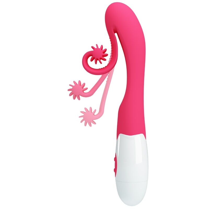 ROMANCE - VIBRADOR E ESTIMULADOR 30 VELOCIDADES ROSA