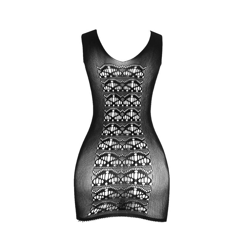 SUBBLIME - 952167 VESTIDO CURTO EM REDE ELÁSTICA PRETO TAMANHO ÚNICO