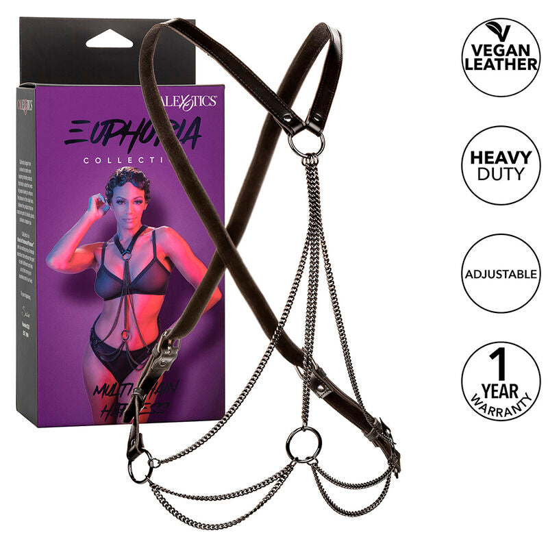 CALEXOTICS - EUPHORIA ARNÊS DE MÚLTIPLAS CORRENTES PREMIUM