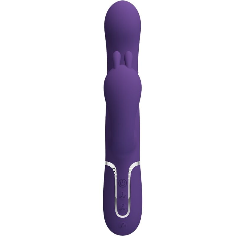 PRETTY LOVE - CAMMY TRIPLO VIBRADOR MULTIFUNÇÕES 4 EM 1 ROXO