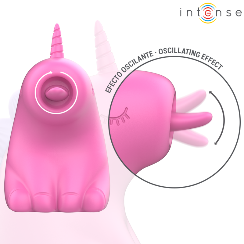 INTENSE - PINKIE ESTIMULADOR COM LÍNGUA ROTATIVA 360º