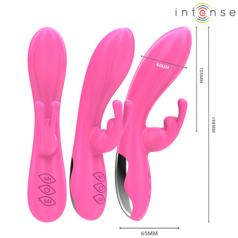 INTENSE - RANDALL VIBRADOR RABBIT 10 VIBRAÇÕES ROSA
