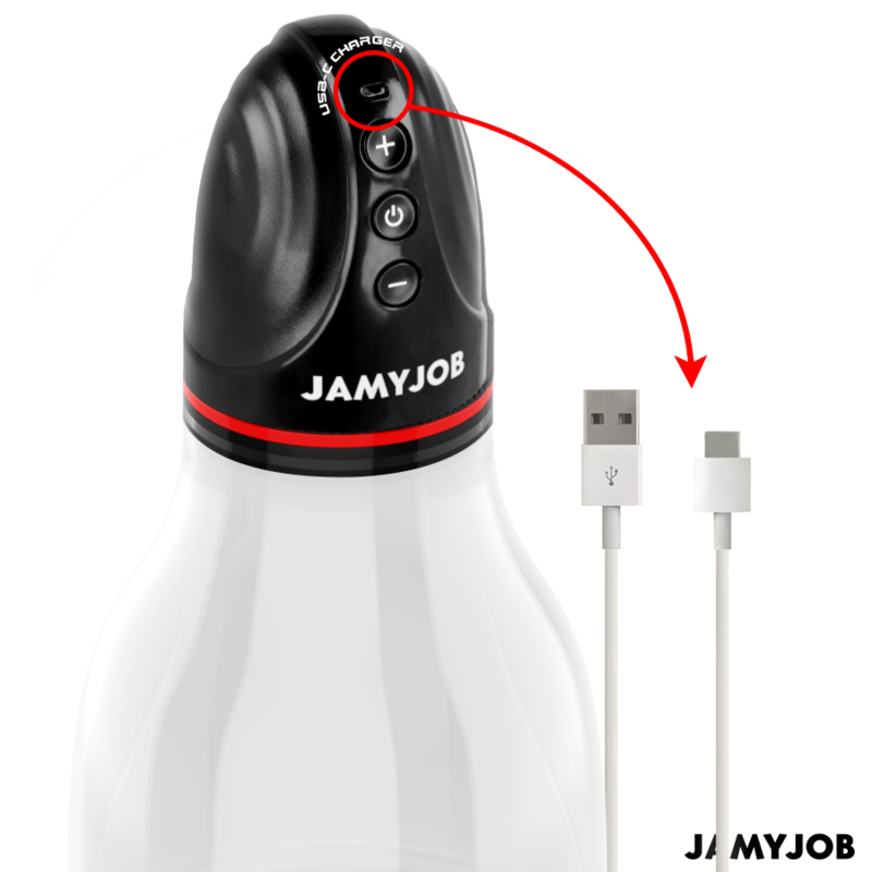 JAMYJOB - XPAND LITE BOMBA AUTOMÁTICA DE TESTÍCULOS 3 NÍVEIS DE ONDAS ESTIMULADORAS CINZA