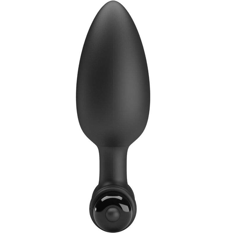 PRETTY LOVE - VIBRA BUTT PLUG 2 PLUG ANAL 10 VIBRAÇÕES PRETO