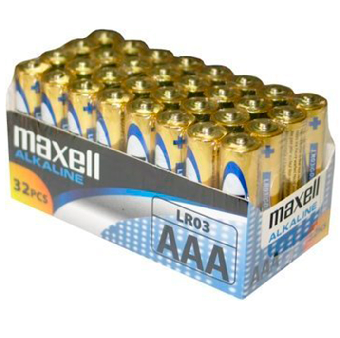 MAXELL - PACOTE DE BATERIAAAA LR03 * 32 UDS - Sex Shop Sexy