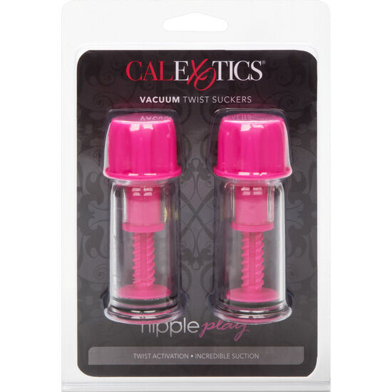 CALEXOTICS - VACCUM TWIST ESTIMULADOR DE MAMILOS ROSA