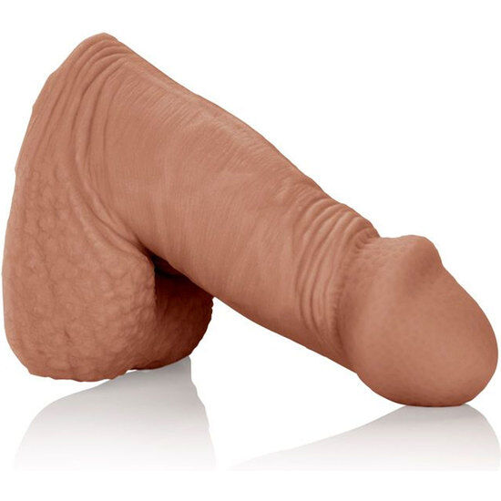 CALEXOTICS - PACKING PENIS PÉNIS REALISTA 12.75 CM CASTANHO