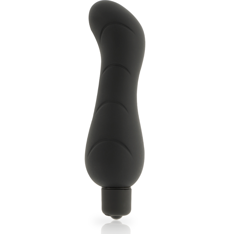 DOLCE VITA - VIBRADOR PONTO G EM SILICONE PRETO