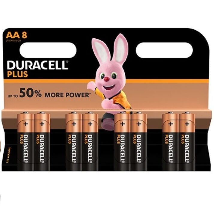 Duracell - Bateria Plus Power AA LR6 8 Unidades