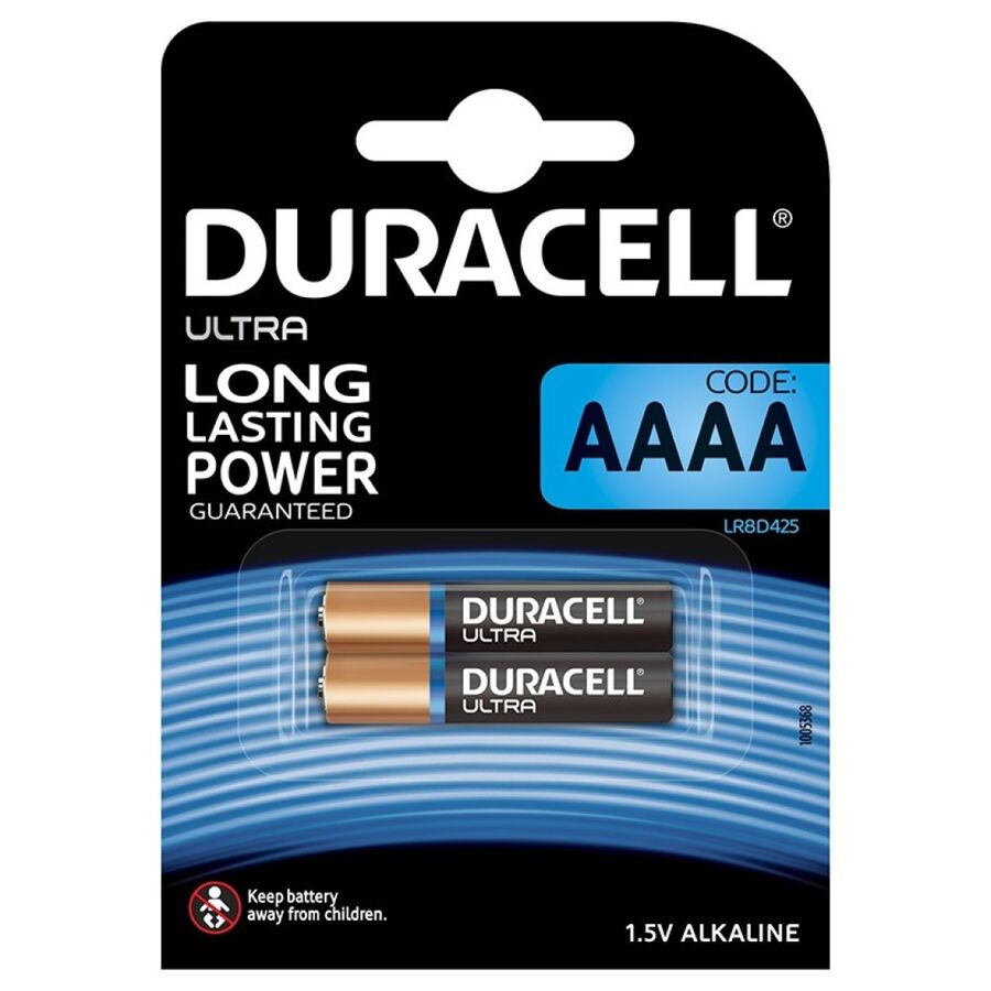 Duracell - Bateria Ultra Power Alcalina AAAA LR80425 1,5V 2 Unidades