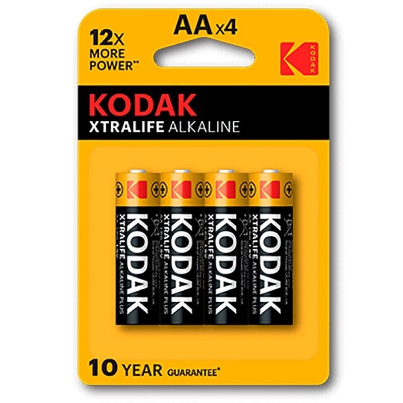 Kodak Bateria Alcalina Xtralife AA LR6 Pack de 4