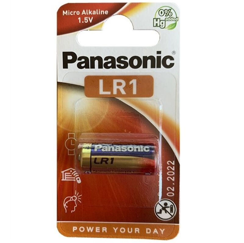 Panasonic - Bateria Alcalina LR1 1.5V Blister 1 Unidade
