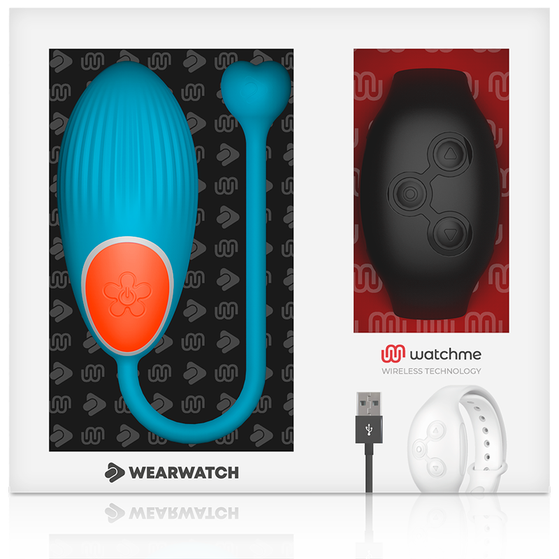 WEARWATCH - HUEVO CONTROLO REMOTO TECNOLOGIA WATCHME AZUL/AZABACHE