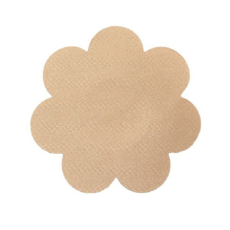 BYE-BRA - BREAST LIFT + 3 PAIRS OF NIPPLE COVERS IN BEIGE SATIN A/C CUP