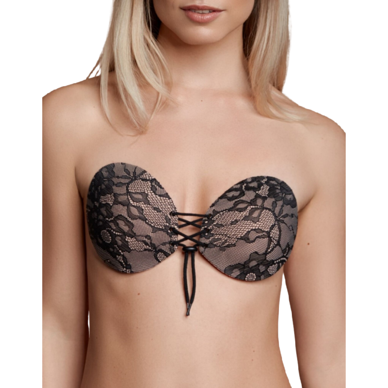 BYE-BRA - INTERLACED &amp; EMBROIDERED A-CUP A-BRA