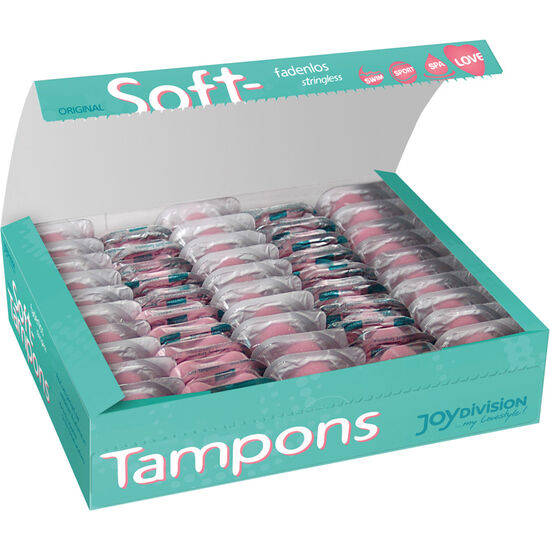 JOYDIVISION SOFT-TAMPONS - TAMPÕES ORIGINAIS MINI LOVE / 50 UNIDADES - Sex Shop Sexy