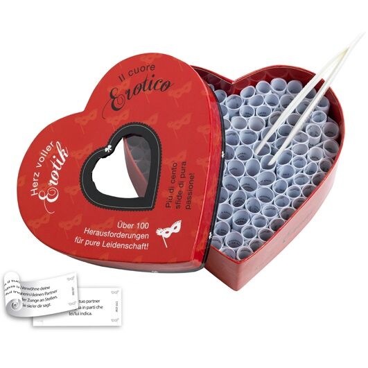 TEASE & PLEASE - HERZ VOLLER EROTIK & IL CUORE ERÓTICO VERMELHO