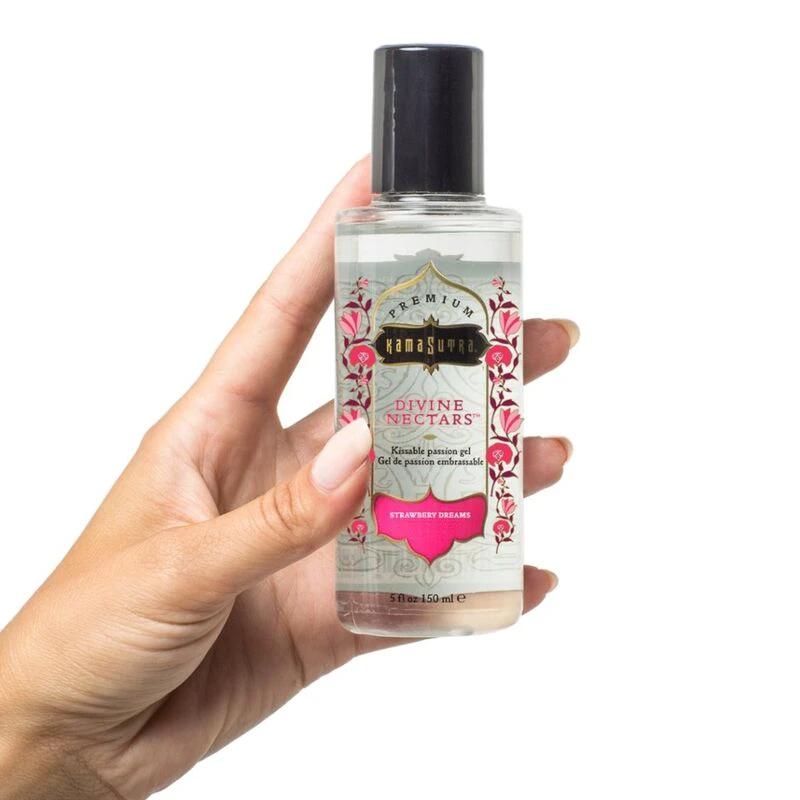 NÉCTARES DIVINOS LUBRIFICANTE MORANGO SONHO 150 ML - Sex Shop Sexy