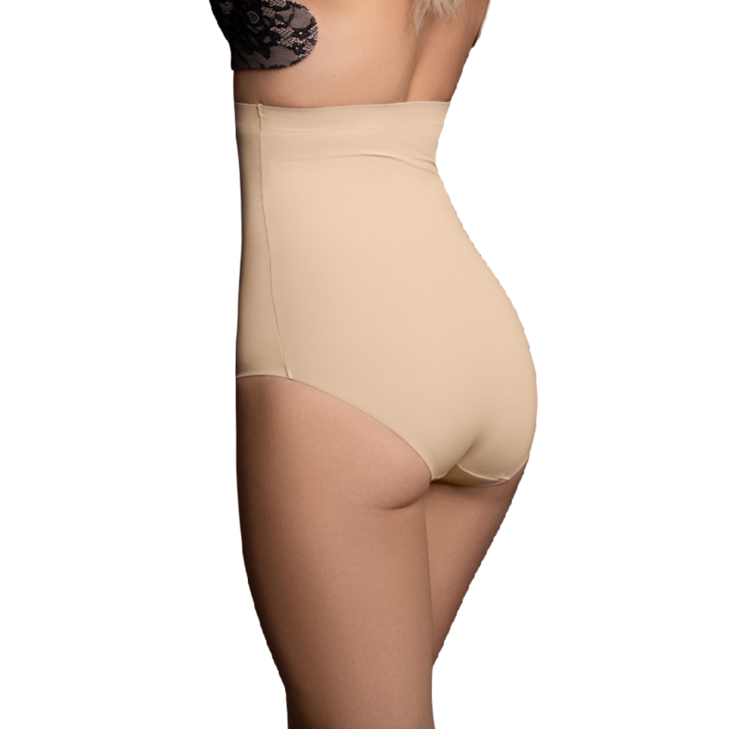 BYE-BRA - SEAMLESS SHAPE-COVERING GIRDLE, BLACK, SIZE XXL