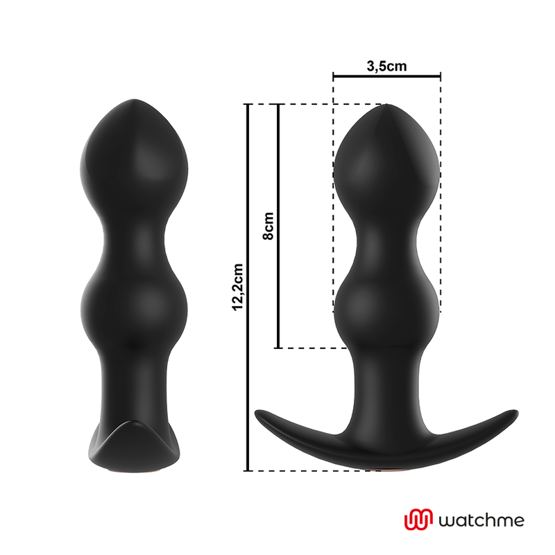 Anbiguo - Plugue De Controle Remoto Watchme Vibrador Anal Tibério