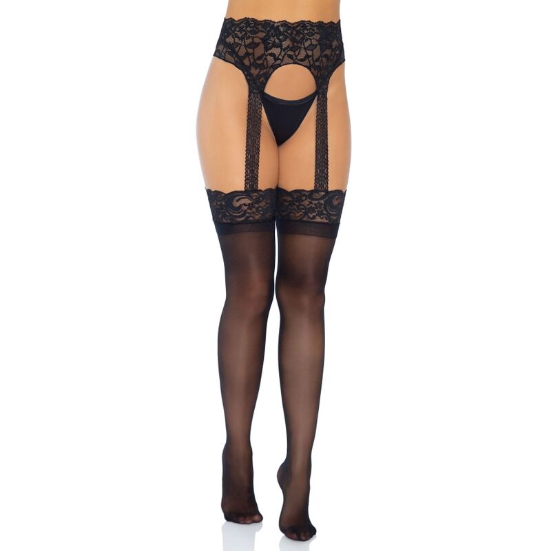 Leg Avenue - Meia Opaca Garterbelt Tamanho Único