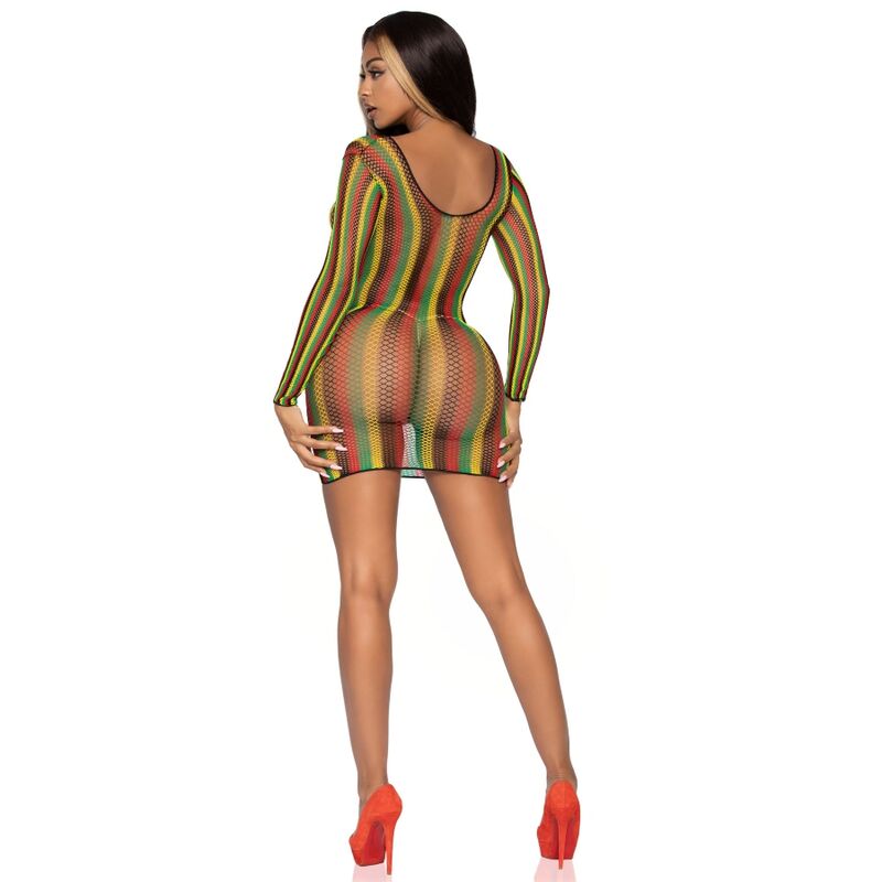 Leg Avenue - Rasta Mini Vestido Tamanho Único