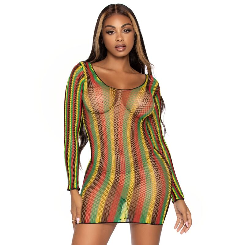 Leg Avenue - Rasta Mini Vestido Tamanho Único